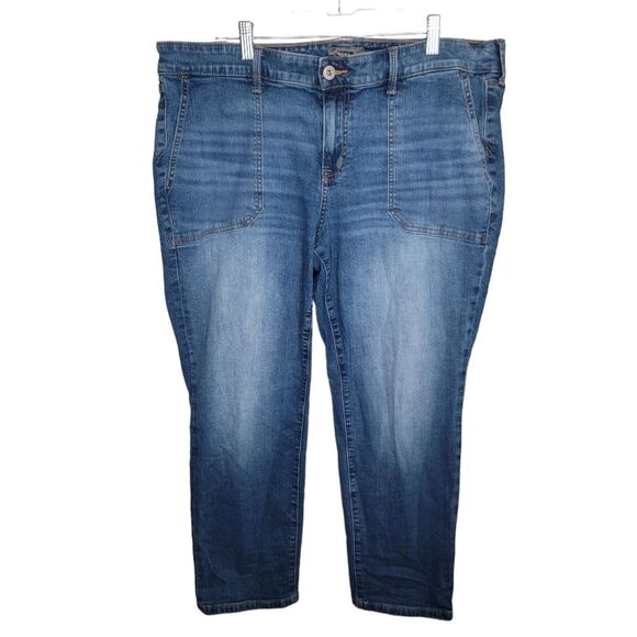 Torrid Plus Size straight leg ankle denim jeans size 18 - Picture 1 of 6